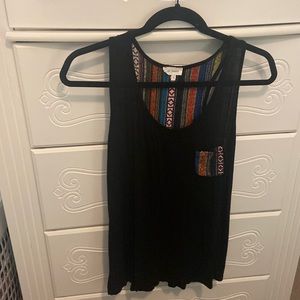 Multi Color Hipster Hippie Style Tank Top